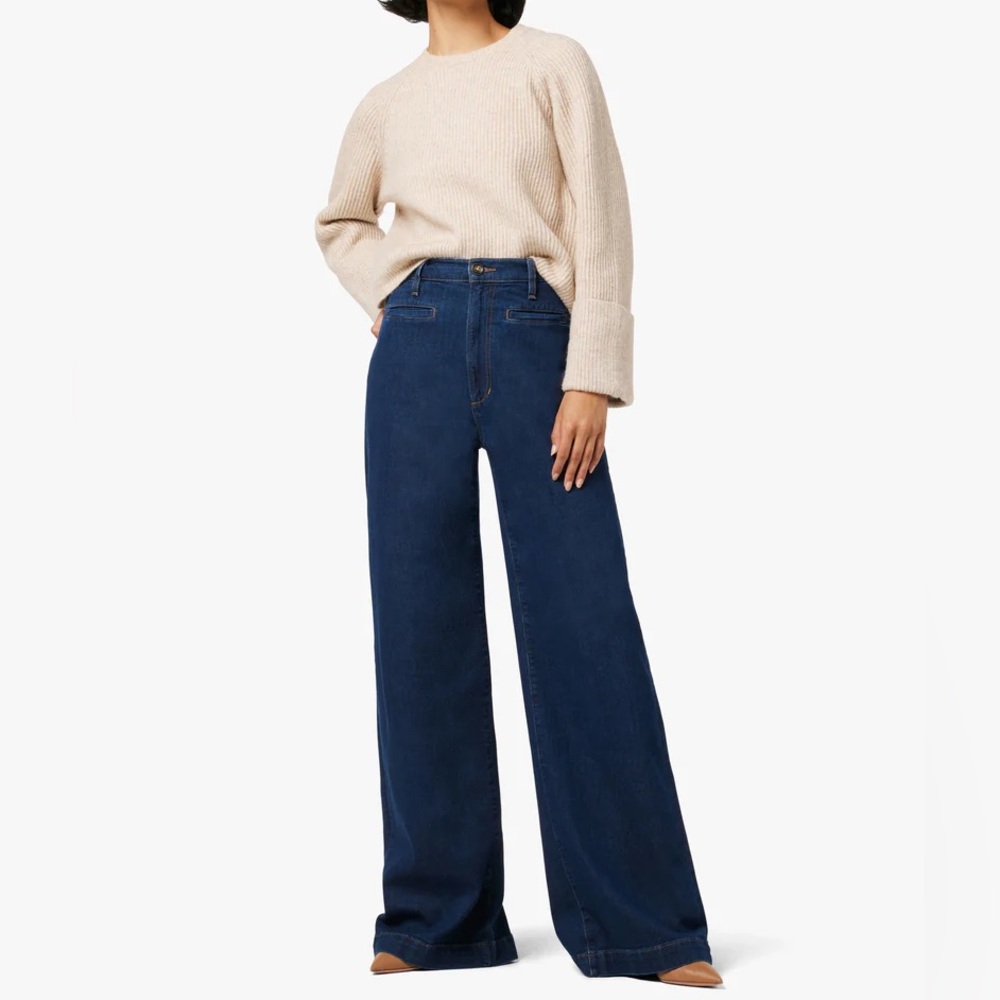 Joe's Jeans Dark Blue Flare Leg Denim